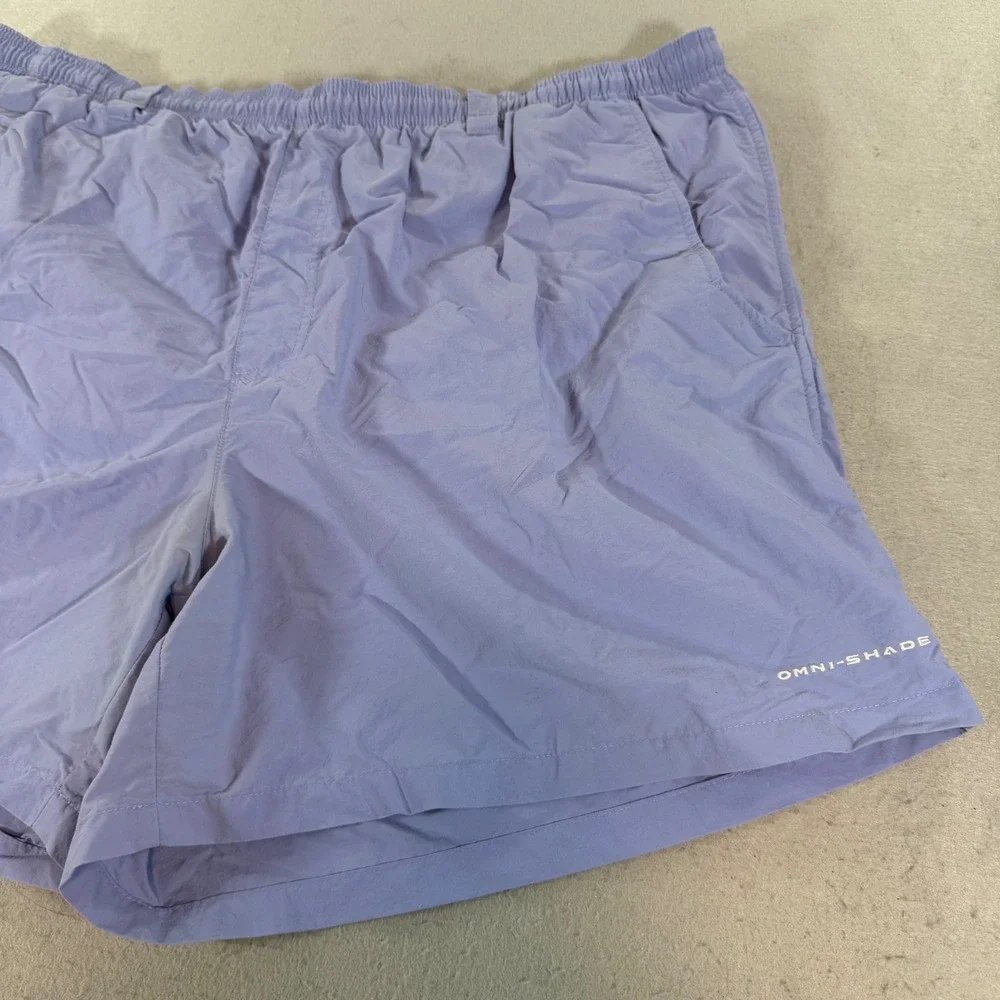 Columbia PFG Backcast‎ III Swim Shorts Purple XXL Omni Shade 6in